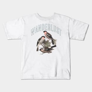 Wanderlust bullfinch Kids T-Shirt